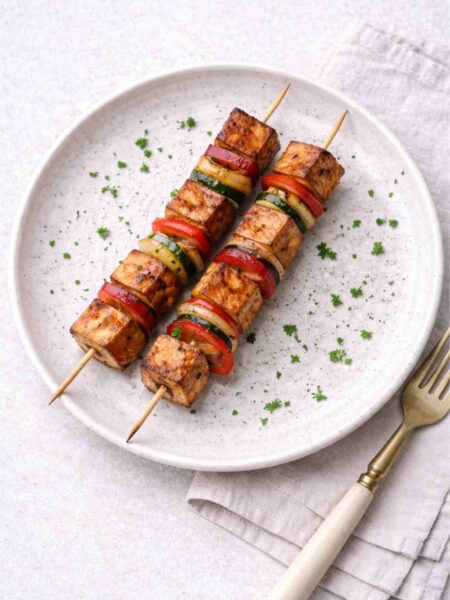 Gegrillte Tofu-Spieße – Einfaches vegetarisches Grillrezept