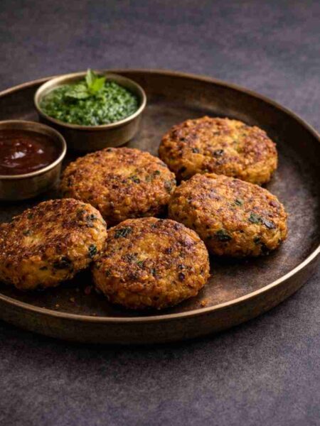 Aloo Tikki – Knusprige indische Kartoffel-Patties einfach selber machen