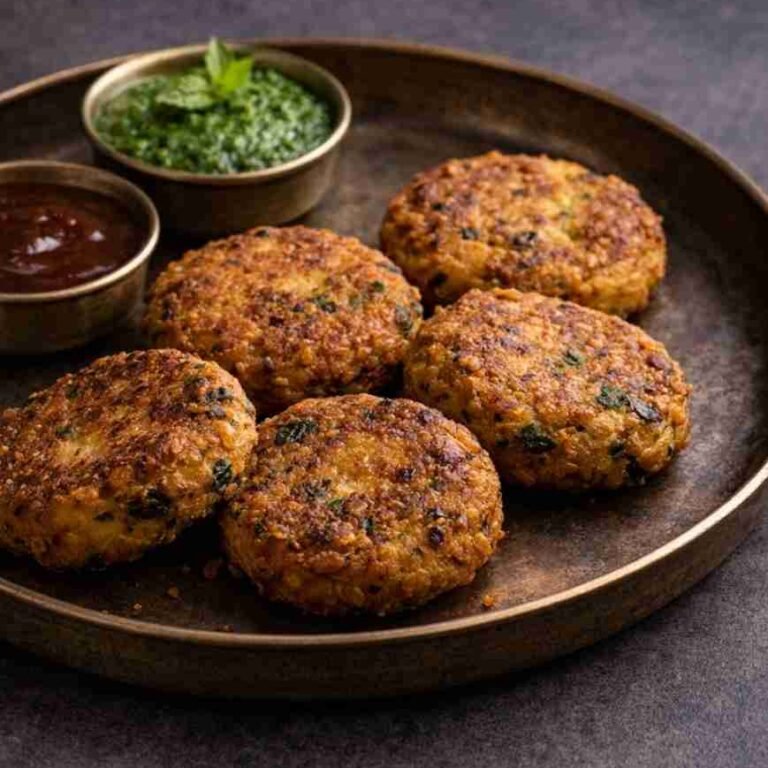 Aloo Tikki – Knusprige indische Kartoffel-Patties einfach selber machen