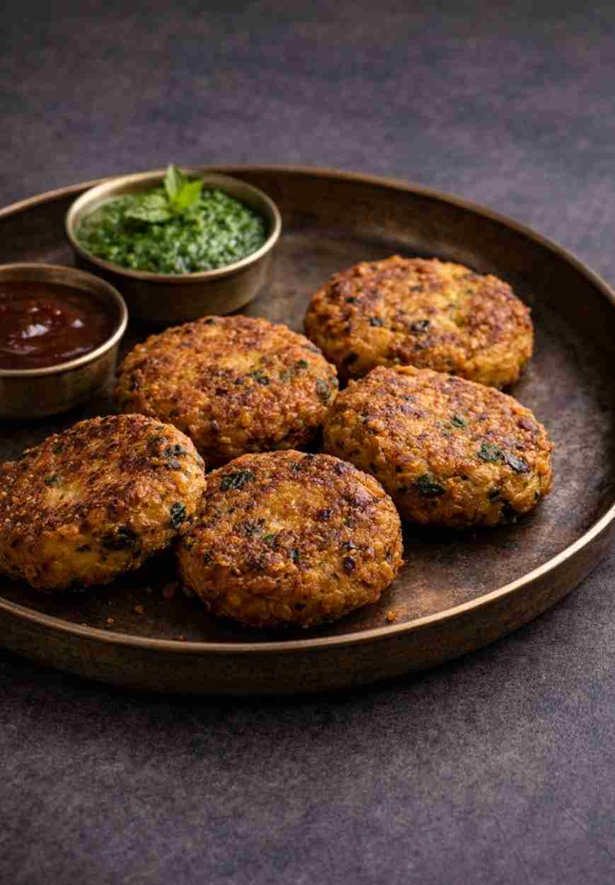 Aloo Tikki – Knusprige indische Kartoffel-Patties einfach selber machen