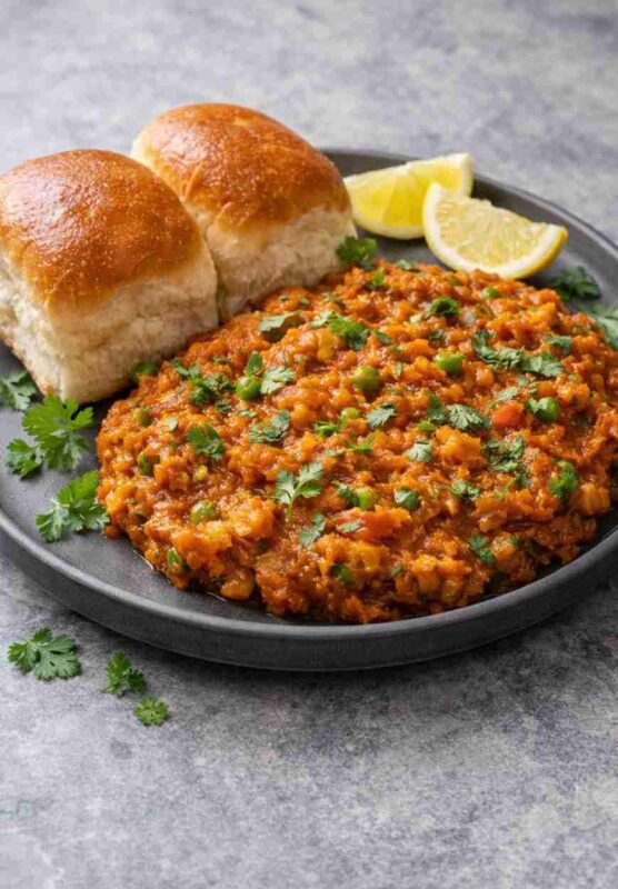 Pav Bhaji – Original indisches Gemüse-Curry mit Butterbrötchen