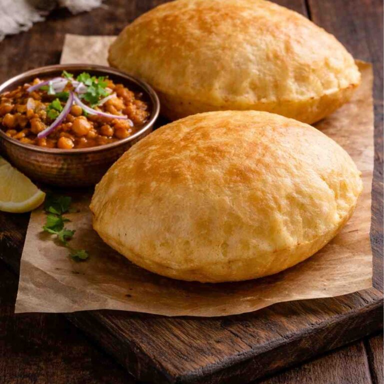 Bhatura – Original indisches frittiertes Fladenbrot einfach selber machen