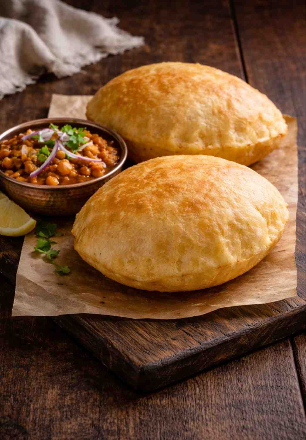 Bhatura – Original indisches frittiertes Fladenbrot einfach selber machen