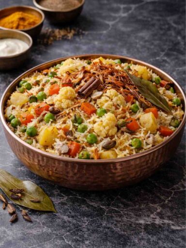 Vegetarian Biryani – Aromatisches indisches Reisgericht mit Gemüse