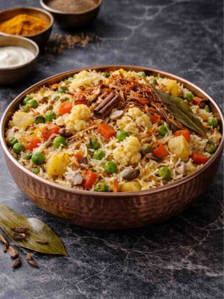 Vegetarian Biryani – Aromatisches indisches Reisgericht mit Gemüse