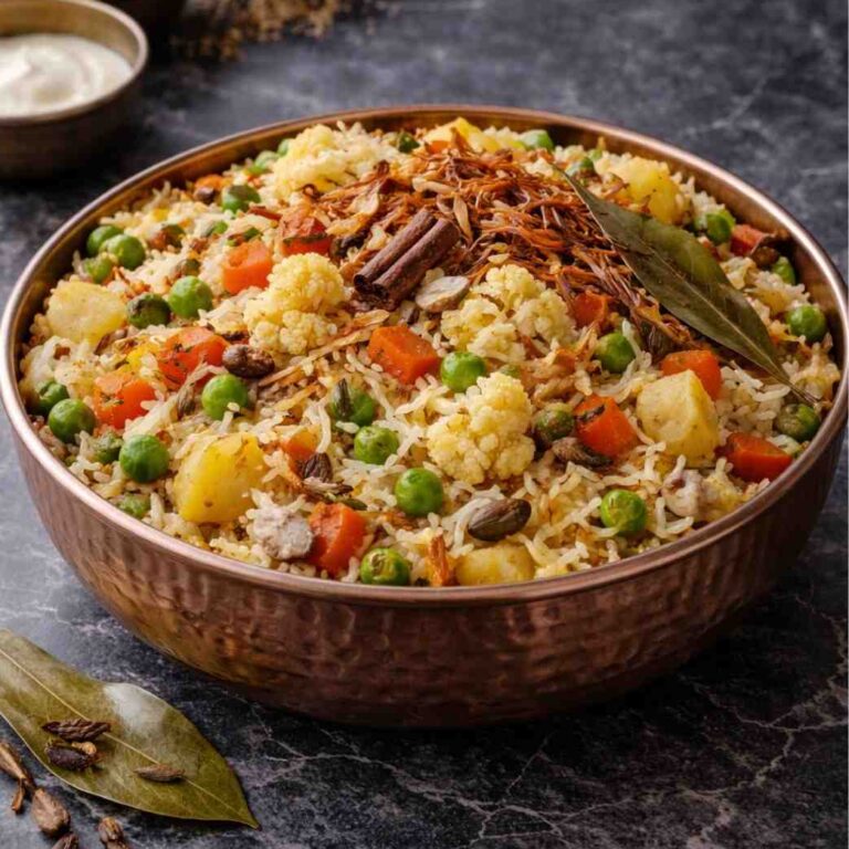 Vegetarian Biryani – Aromatisches indisches Reisgericht mit Gemüse