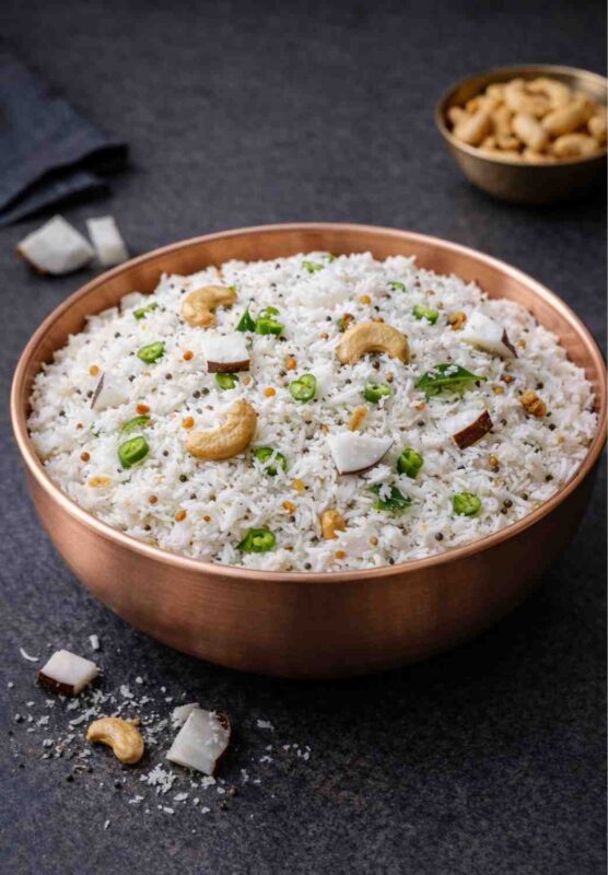 Kokosnussreis – Aromatischer indischer Reis mit Kokos einfach zubereiten