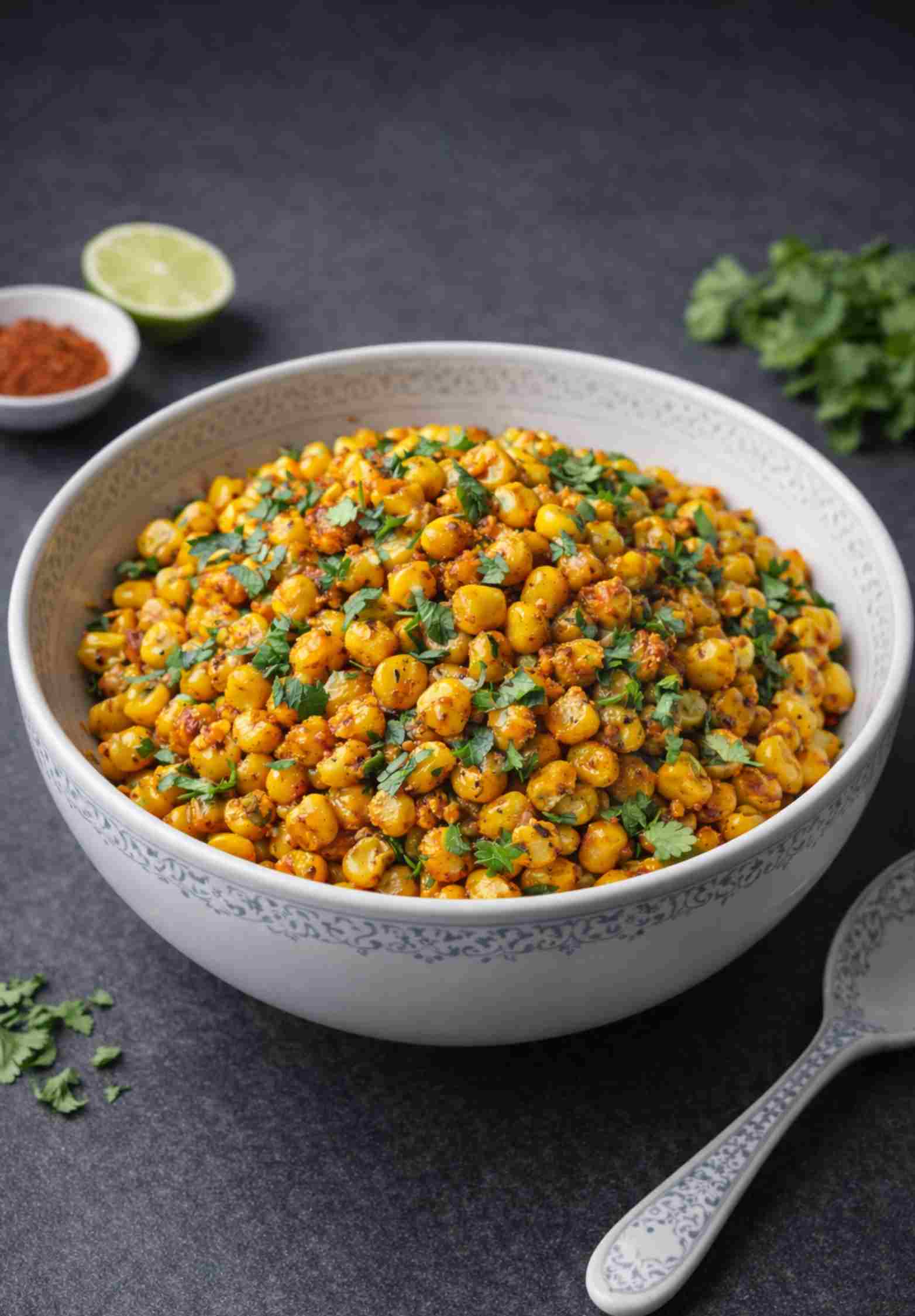 Masala Corn – Würziger indischer Mais-Snack in nur 15 Minuten