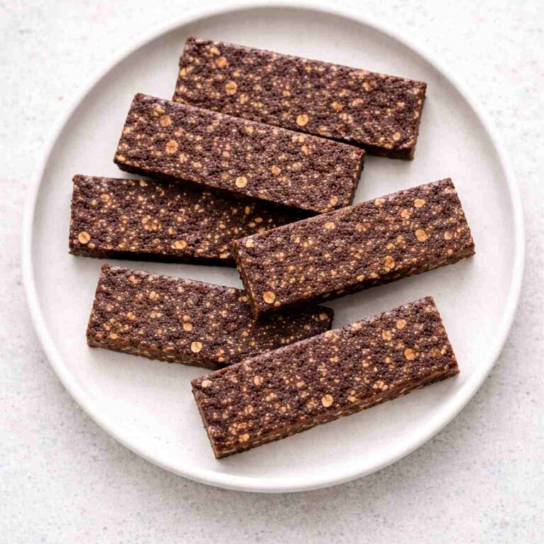 Vegane Schokoriegel mit Seidentofu – Ohne Backen