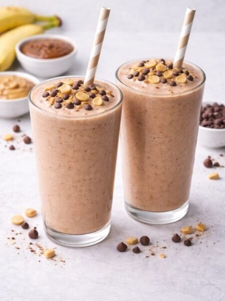 Erdnussbutter-Schoko-Shake
