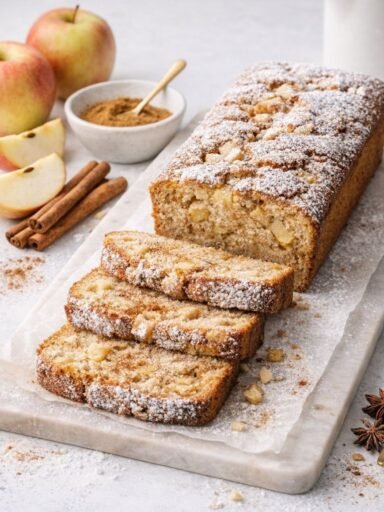 Veganer Apfel-Zimt-Kuchen – saftig, fluffig und einfach gebacken