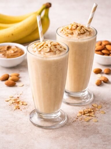 Bananen-Mandel-Milchshake