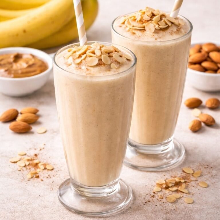 Bananen-Mandel-Milchshake