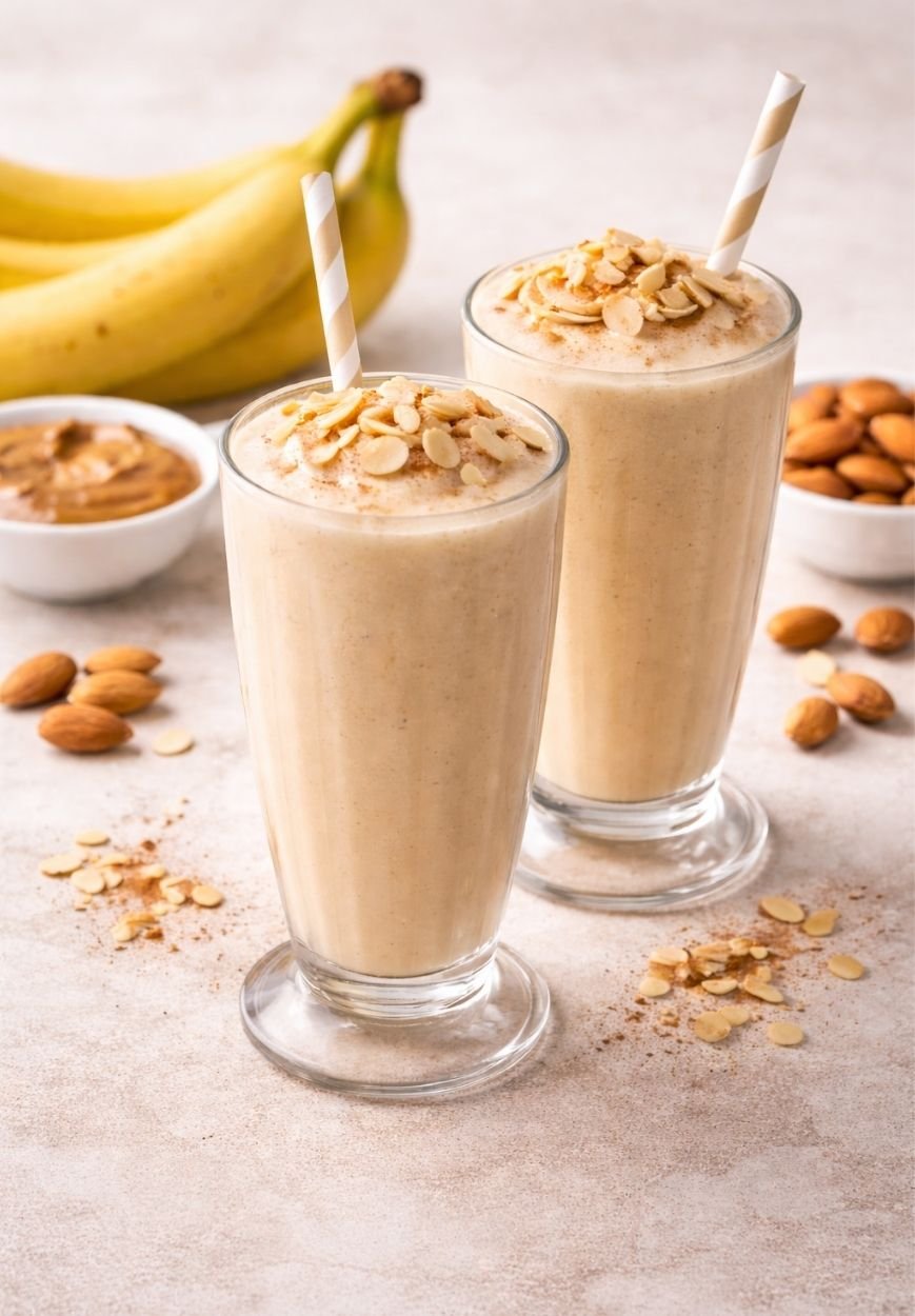 Bananen-Mandel-Milchshake