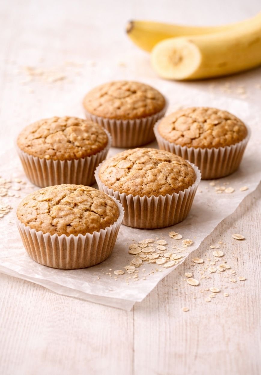 Hafer-Muffins ohne Zucker