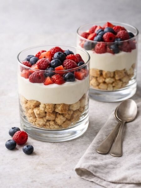 Vanille–Beeren-Trifle