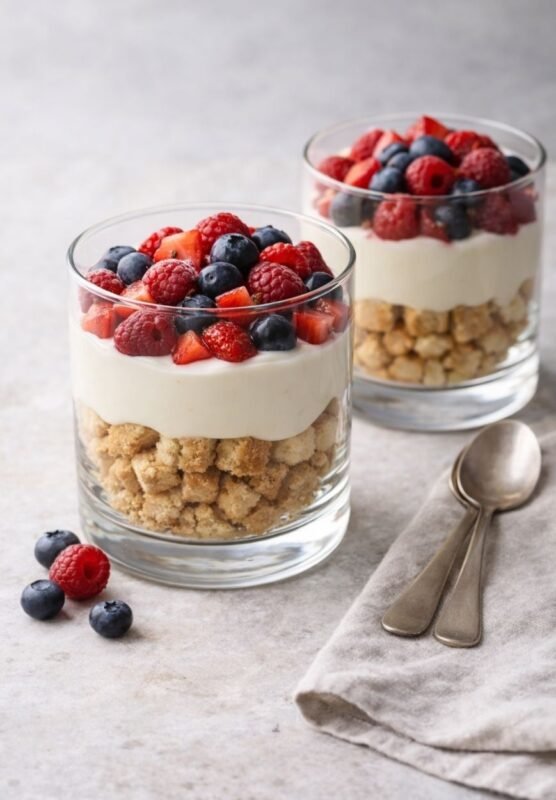 Vanille–Beeren-Trifle