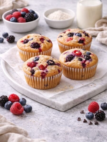 vegane Beeren-Muffins