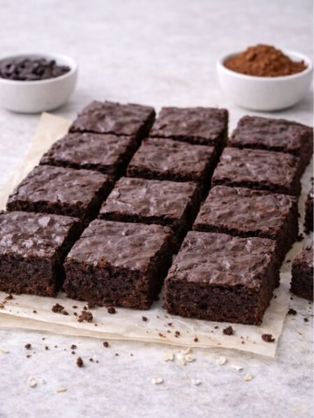 Vegane Schoko-Brownies – saftig, fudgy und einfach ohne Ei