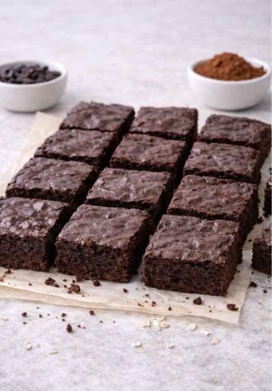 Vegane Schoko-Brownies – saftig, fudgy und einfach ohne Ei