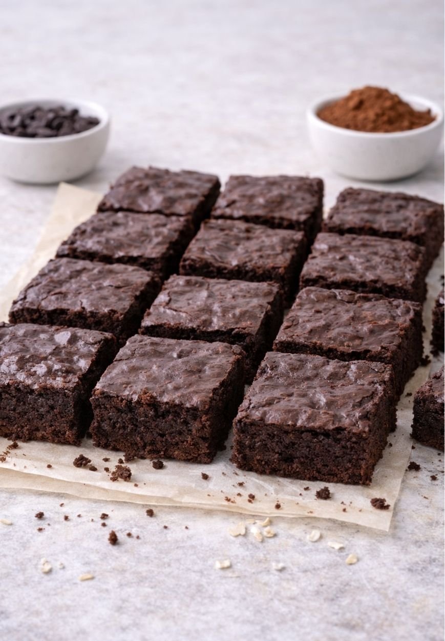 Vegane Schoko-Brownies – saftig, fudgy und einfach ohne Ei