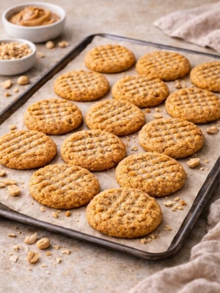 Vegane Erdnussbutter-Cookies – weich, knusprig und einfach selbst gemacht
