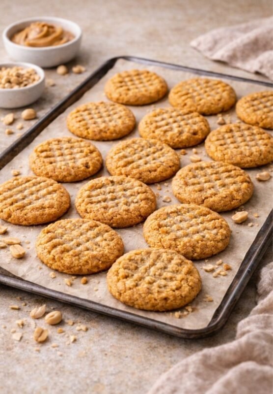Vegane Erdnussbutter-Cookies – weich, knusprig und einfach selbst gemacht