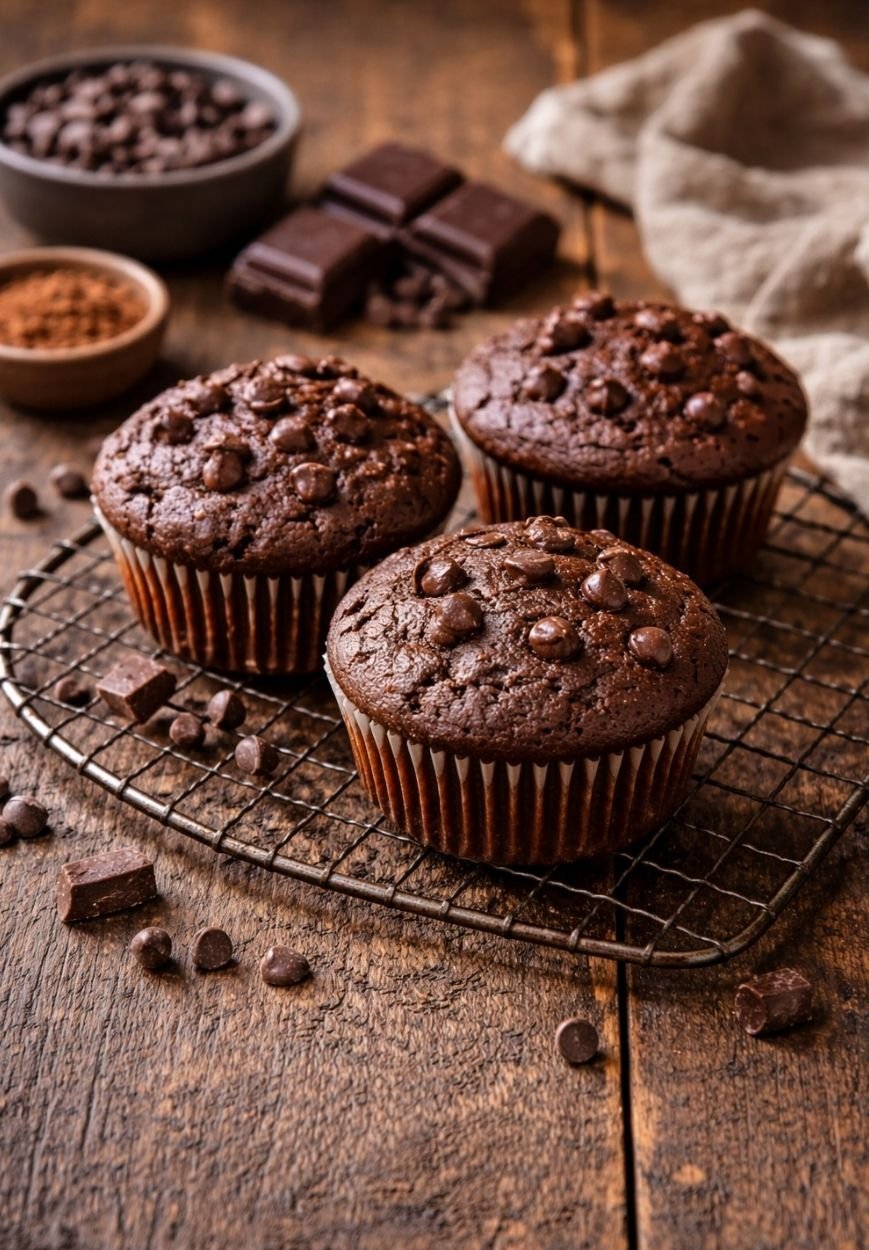 Double-Schoko-Muffins
