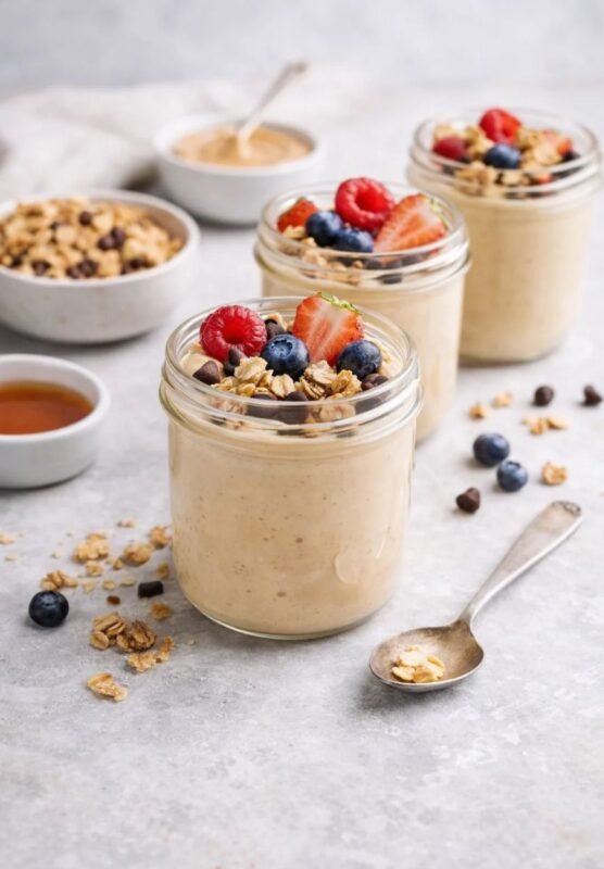 Erdnussbutter-Creme im Glas