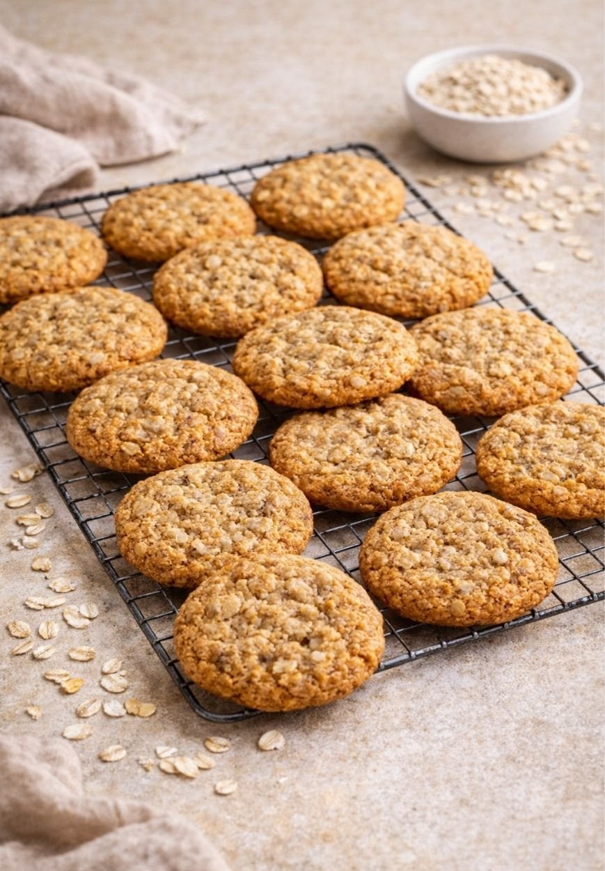 Vegane Haferkekse – knusprig, einfach und ohne Ei