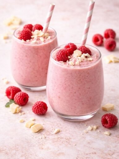 Himbeer-Weiße-Schokolade-Smoothie