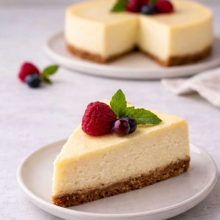 Veganer Käsekuchen – cremig, saftig und einfach ohne Ei