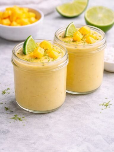 Mango-Limetten-Pudding