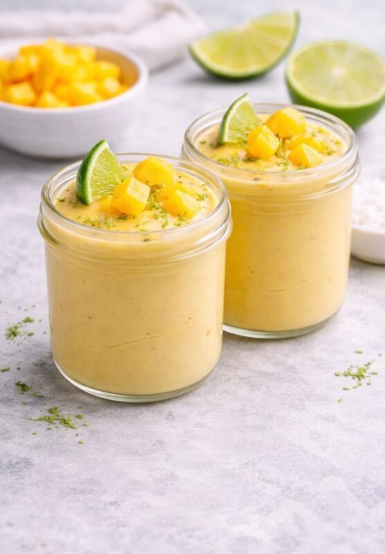 Mango-Limetten-Pudding