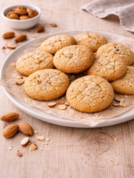 Vegane Mandelkekse – zart, mürbe und einfach ohne Ei