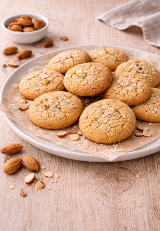 Vegane Mandelkekse – zart, mürbe und einfach ohne Ei