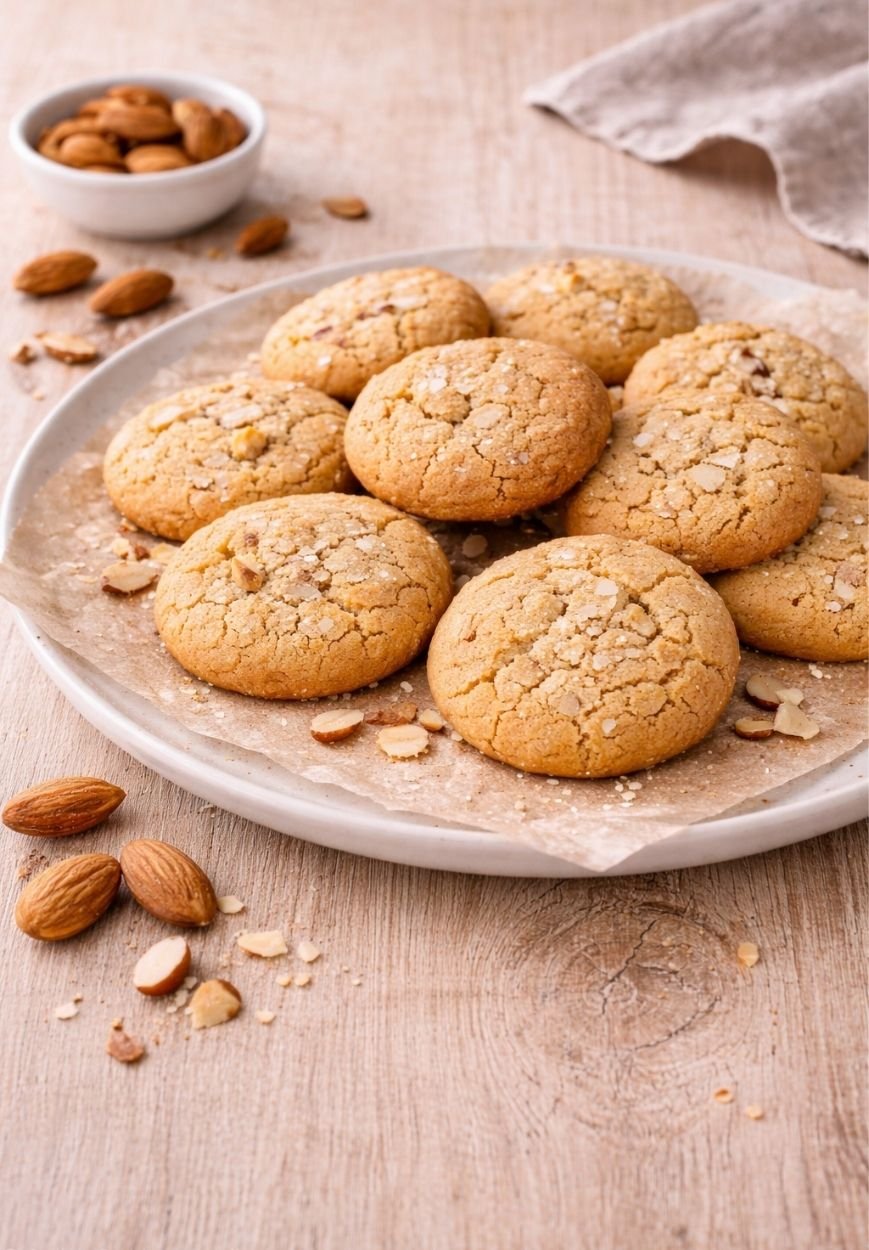 Vegane Mandelkekse – zart, mürbe und einfach ohne Ei
