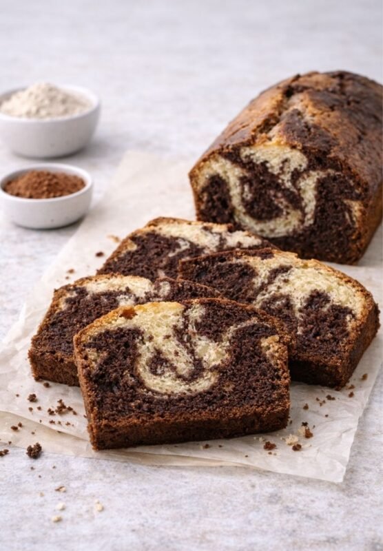 Veganer Marmorkuchen – saftig, fluffig und einfach ohne Ei