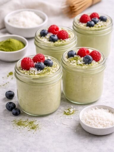 Matcha-Mousse
