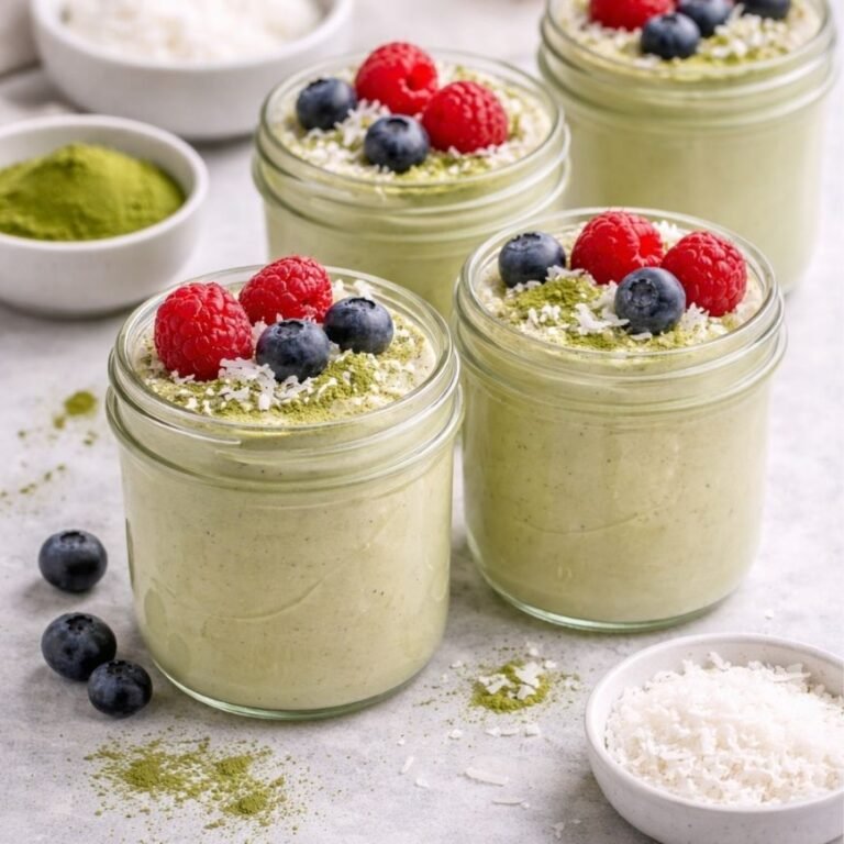 Matcha-Mousse
