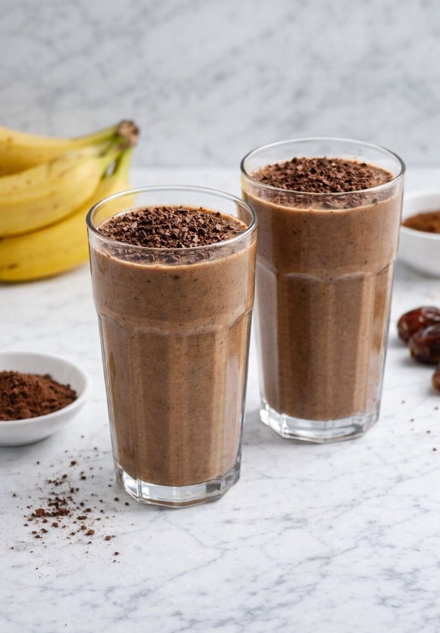 Schoko-Bananen-Dessert-Smoothie